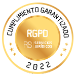 Sello Cumplimiento RGPD garantizado por RS Servicios Jurídicos